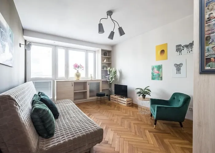 Boutique Apartment Emilii Plater 55 Two Rooms Apartment Balcony